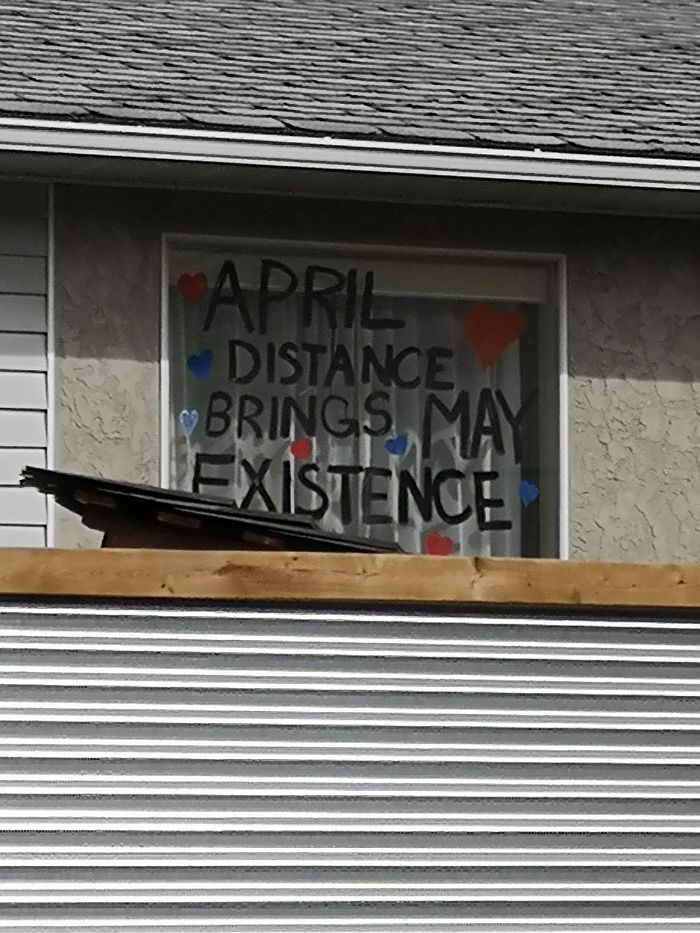 wall - April Distance Brings Ma Texistence