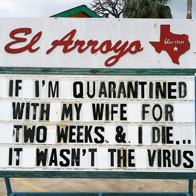 pin up - El Arroyo Aurum If I'M Quarantined With My Wife For Two Weeks. &. I Die... It Wasn'T The Virus