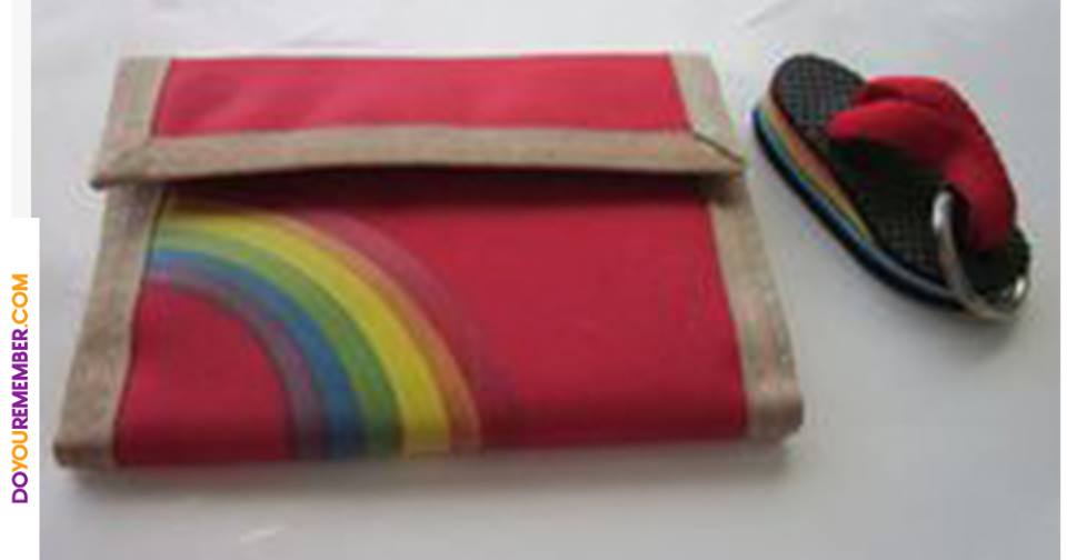 rainbow velcro wallet - Doyouremember.Com