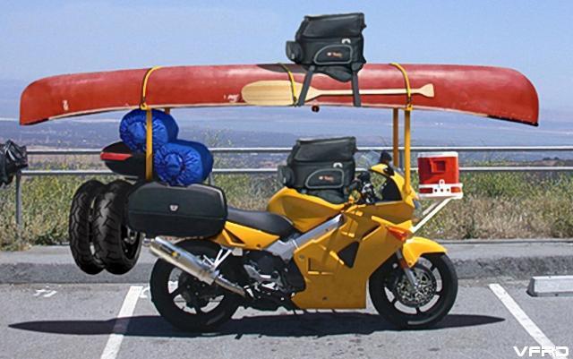 motorcycle trailer kayak