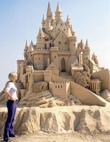 sand castle art