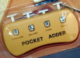 1970s memories - 3 9. 32 8 Dollars Pocket Adder