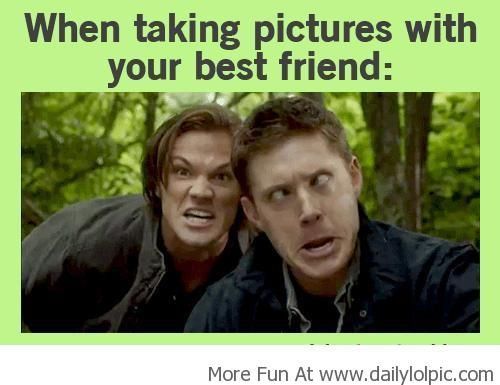 funny best friend - When taking pictures with your best friend More Fun At
