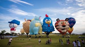 hot air balloons festival - B