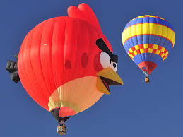 hot air balloon angry bird