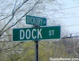 street sign - Dickory Dock St GypsyNester.com