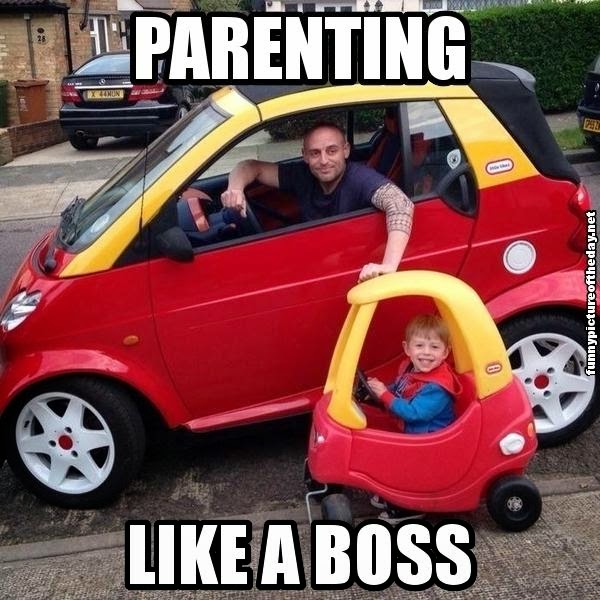 funny kids car - 28 Parenting Men 200 funnypictureoftheday.net 6 A Boss