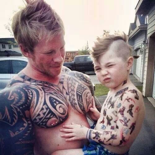 like father like son tattoo