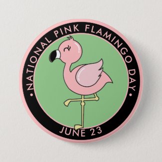 water bird - Flamingo Pink National Day. June 23