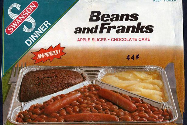 swanson tv dinners - Swanson Dinner 0 Beans and Franks Apple Slices. Chocolate Cake Improved! 444