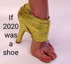 If 2020 was a shoe