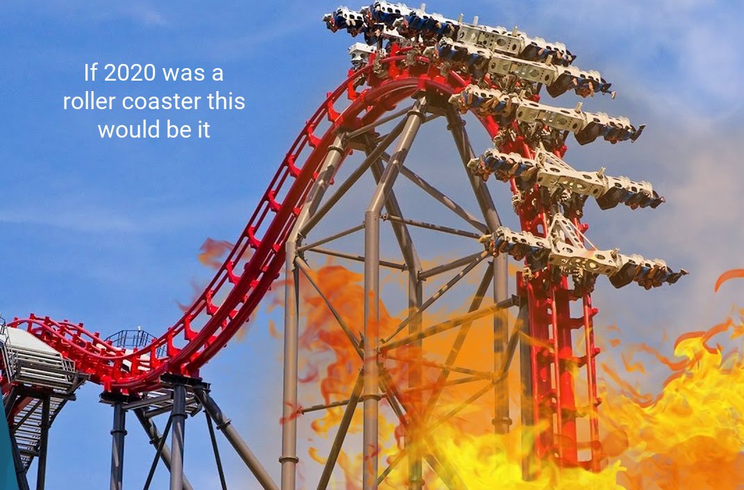 six flags x2 - If 2020 was a roller coaster this would be it