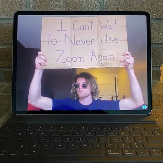 can t wait to never use zoom again - I Can't Wait To Never Use Zoom Again T Y D G ? C B N M 36