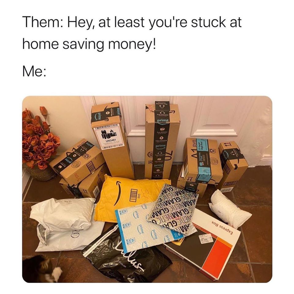 them at least you re stuck at home saving money - Them Hey, at least you're stuck at home saving money! Me pro prime prime UN3481 Siness prime 11 Abyd prime re Gla prime Amnetics Glamnes Lamnetic Glam Glamnetico Netic Glas Express Box prime Am prime pris 