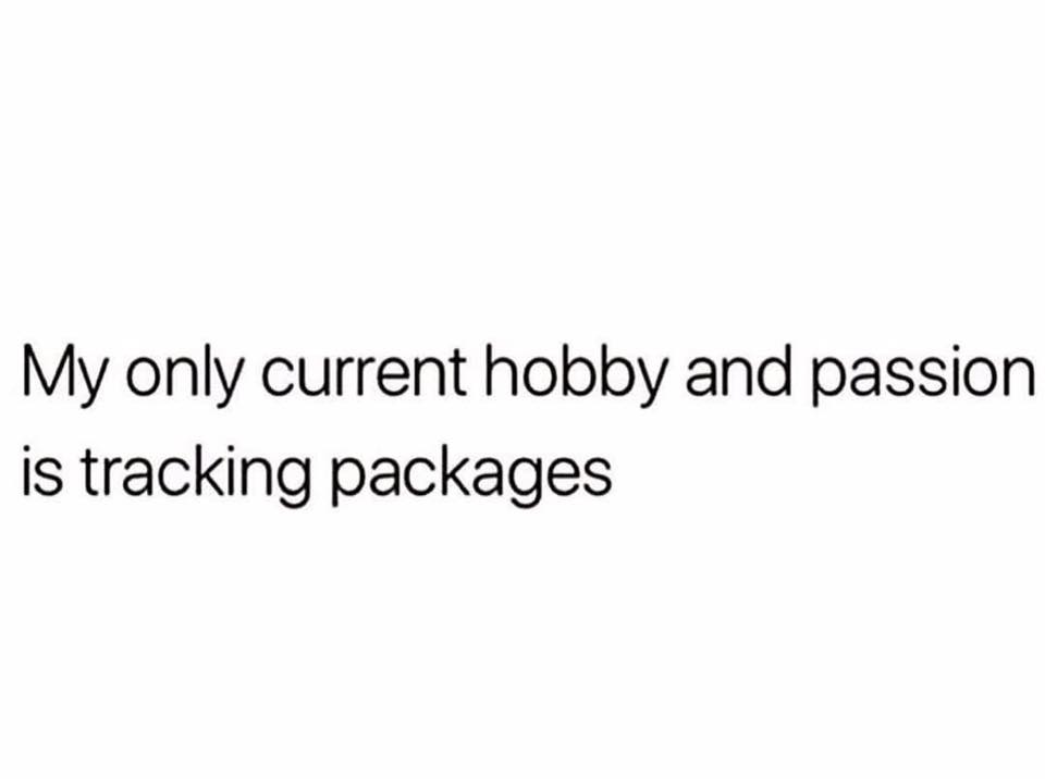sassy savage quotes - My only current hobby and passion is tracking packages