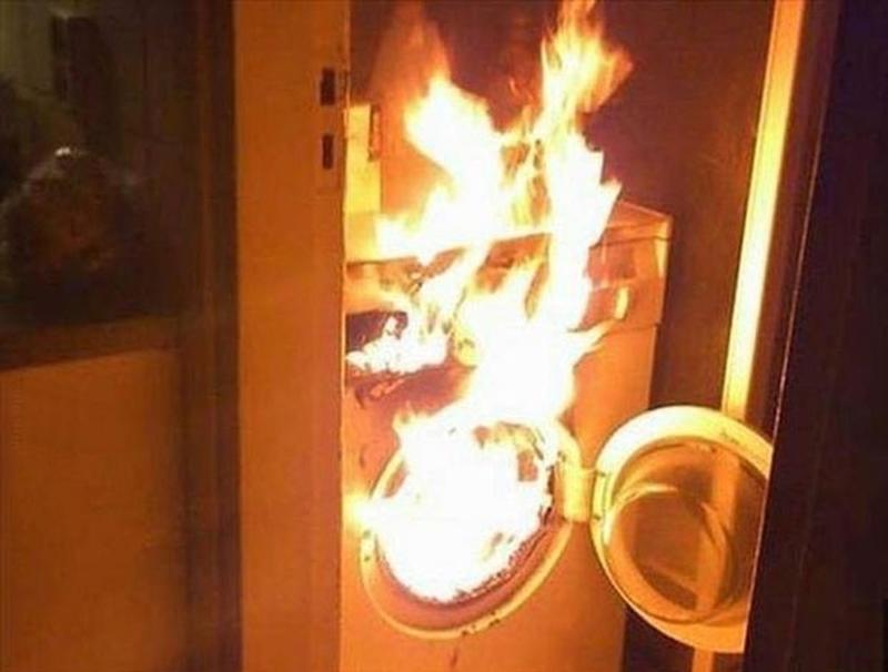 laundry fire