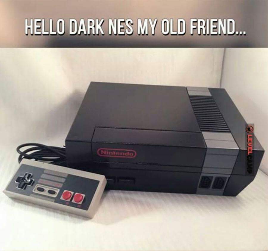 dark nes console - Hello Dark Nes My Old Friend... Nintendo Level Samp Oon