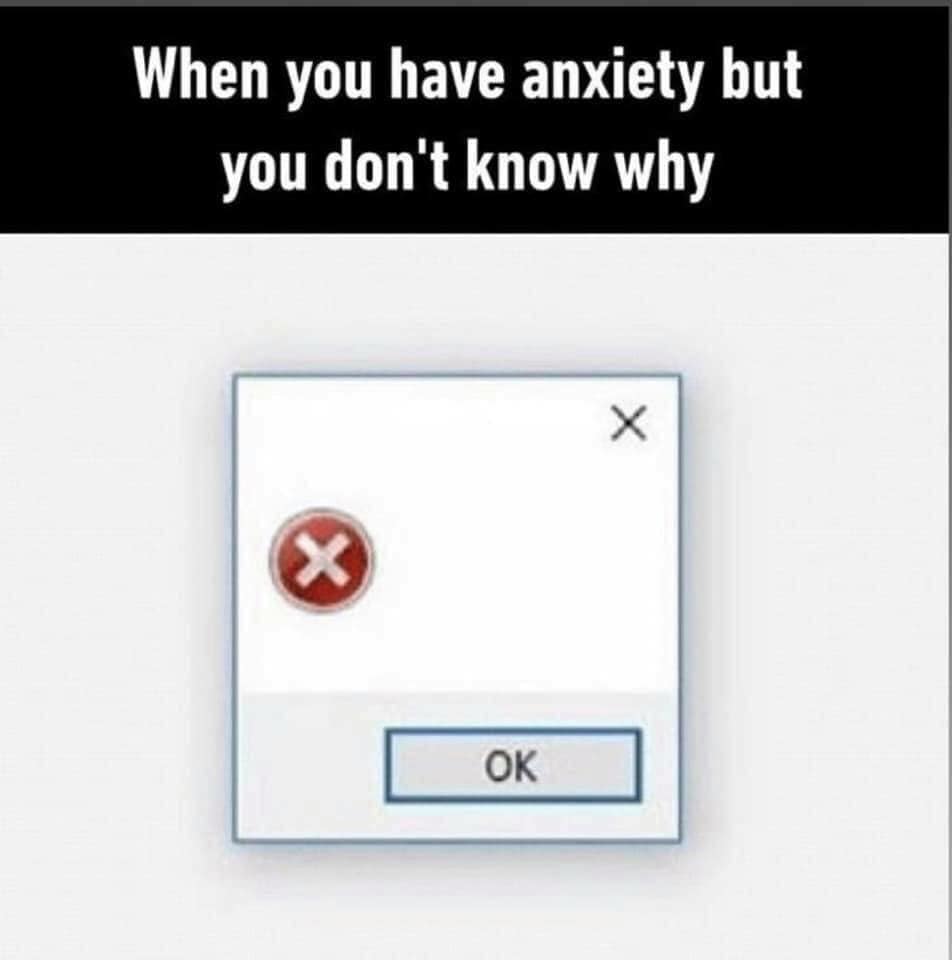 blank error excel - When you have anxiety but you don't know why X Ok