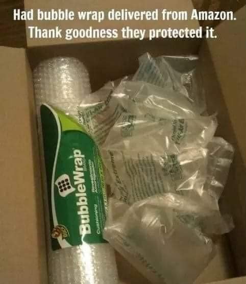 bubble wrap chinese air meme - Had bubble wrap delivered from Amazon. Thank goodness they protected it. | Bubble Wrap