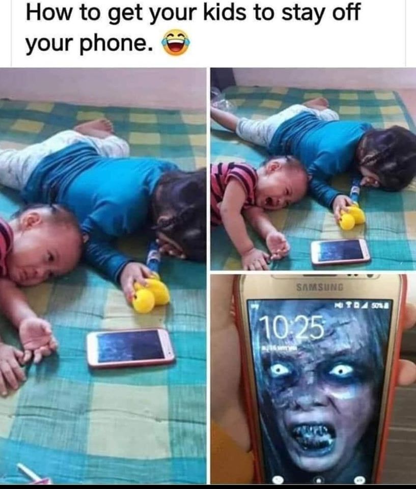 toddler - How to get your kids to stay off your phone. Samsung Nya Su Ps