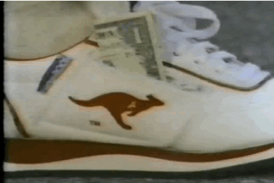 kangaroo sneakers 1980s