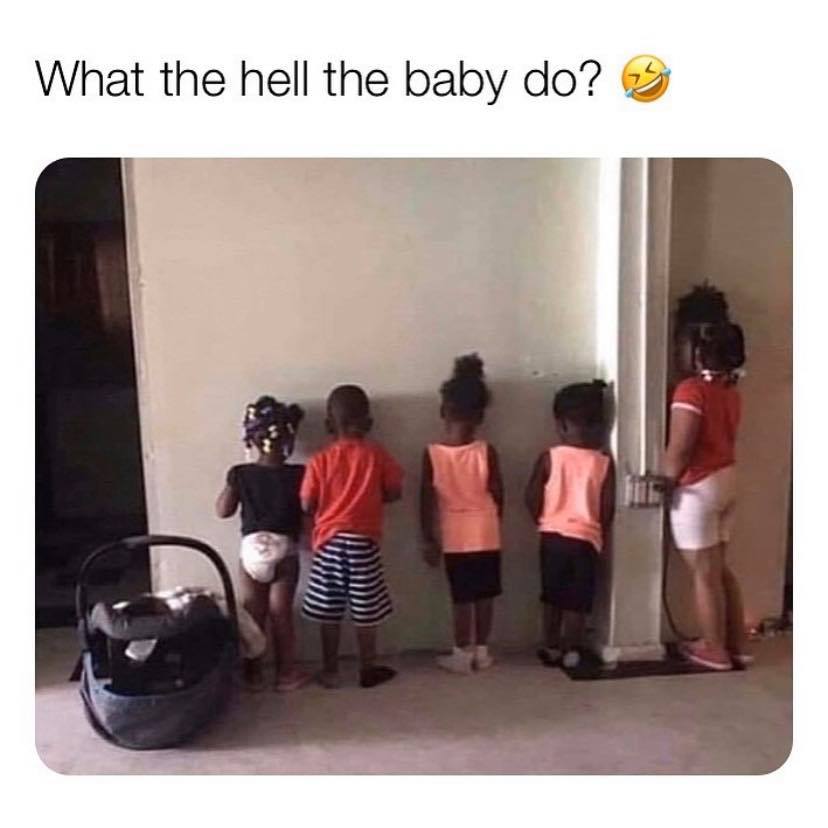 baby do meme - What the hell the baby do?