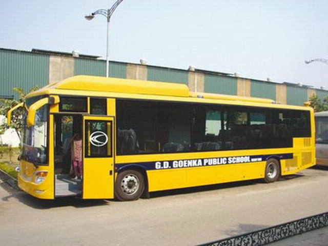 gd goenka public school bus - G.D. Goenka Public School