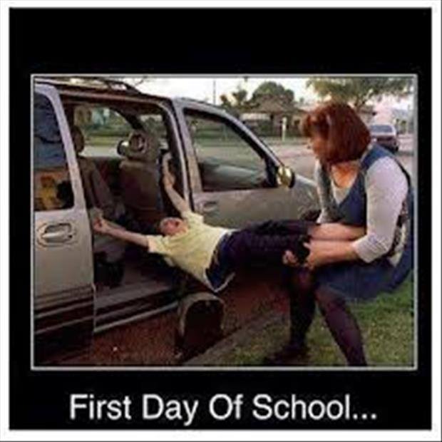back to school funny - First Day Of School...