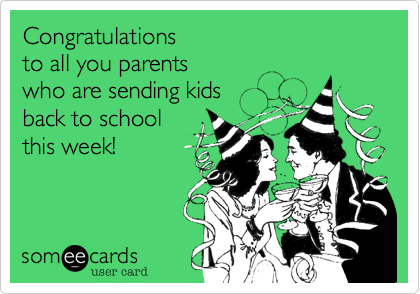 happy new year harry potter - Congratulations to all you parents who are sending kids back to school this week! 992 someecards user card