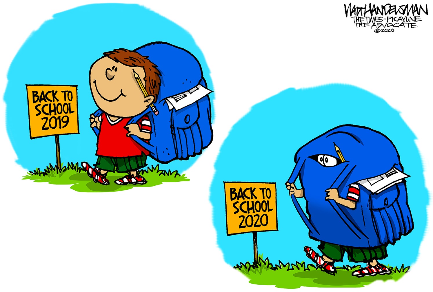 cartoon - Wadhandelsman The TwesPicayune The Advocate zozo Back To School 2019 Ca Mara Back To School 2020 Malborzone wh