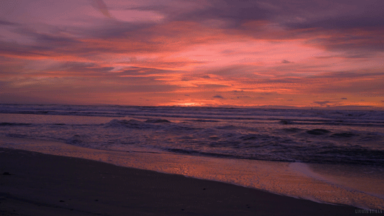 beach sunset gif - File