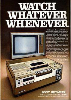 sony betamax - Watch Whatever Whenever. Gi has Son Sony Betamax The Leader In Video Recordig