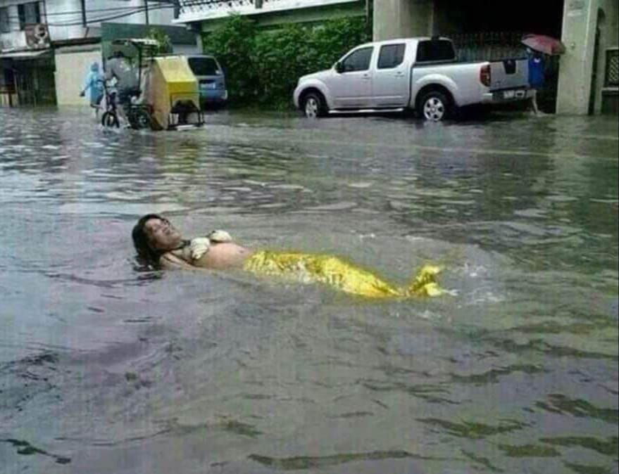 philippines flood funny