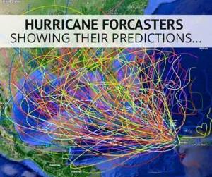 funny hurricane meme - Hurricane Forcasters Showing Their Predictions...