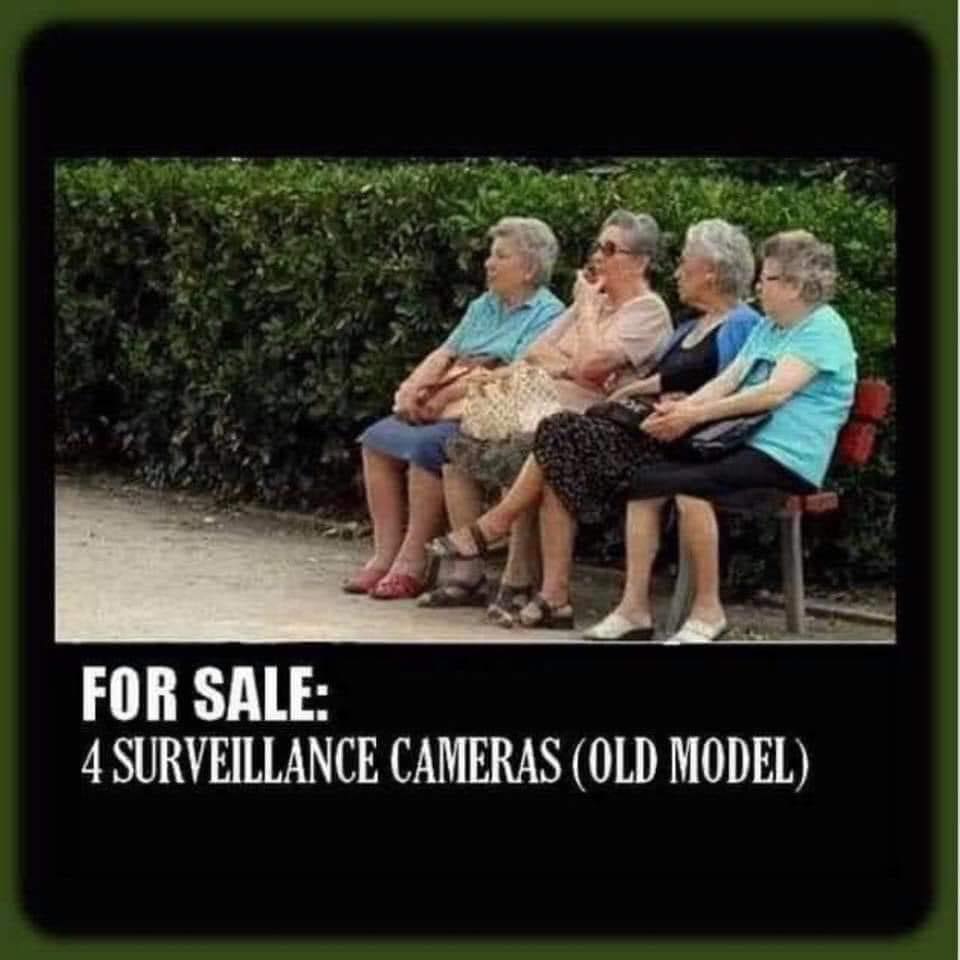 funny surveillance memes - For Sale 4 Surveillance Cameras Old Model