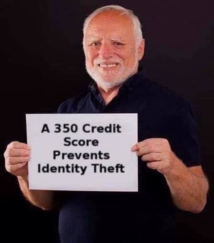350 credit score prevents identity theft - A 350 Credit Score Prevents Identity Theft