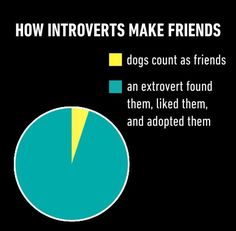 introvert funny quotes - How Introverts Make Friends | dogs count as friends an extrovert found them, d them. and adopted them