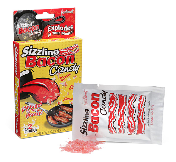 snack - Si Actament Sizzling Bacon Candy Explodes Your Mouth Sizzling Bacon Candy Sizzle Sizzling Explodes in Your Mouth! Candy Sizzling Bacon Not for individual resale Best by Packs Net. Wt. 0.7 Oz 199