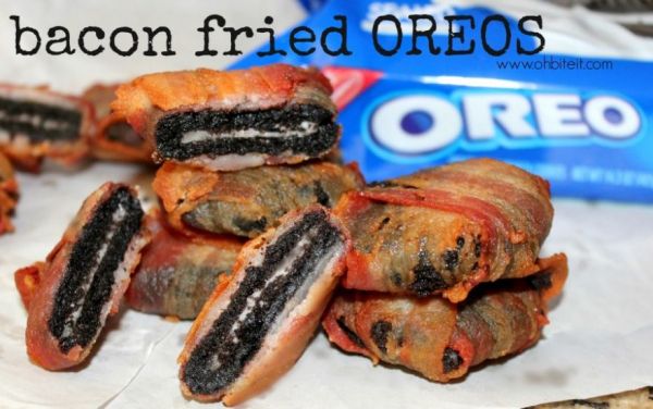 oreo bacon - bacon fried Oreos Oreo