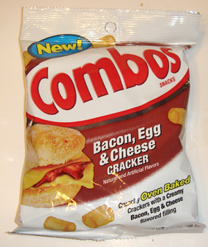 combos snacks - New! Snacks Combo Bacon, Egg & Cheese Cracker Naturland Arificaves Ceny Oven Baked Crackers with a Creamy Bacon, Egg & Cheese Mlavored filing