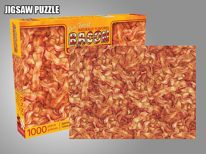 Jigsaw puzzle - Jigsaw Puzzle Our Finest Naturally Flavored Bacon jigsaw Cassey 1000 pieces