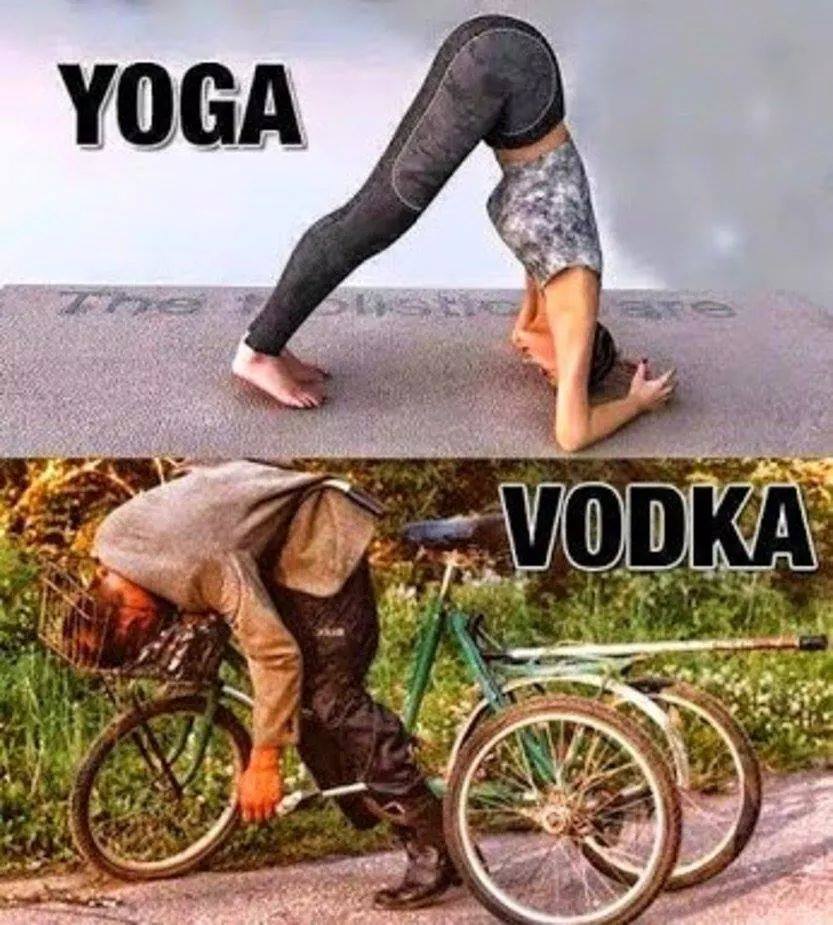 vodka yoga meme - Yoga Vodka