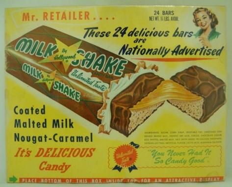 retro candy bars - 24 Bars Netwl Hubs Antik Mr. Retailer.... These 24 delicious bars Nationally Advertised are Milk Shake Unlimited Taste Milkshake the Coated Malted Milk NougatCaramel It's Delicious Candy 2Admit You Meet Fad Sa Candy Good" Placerottom Of