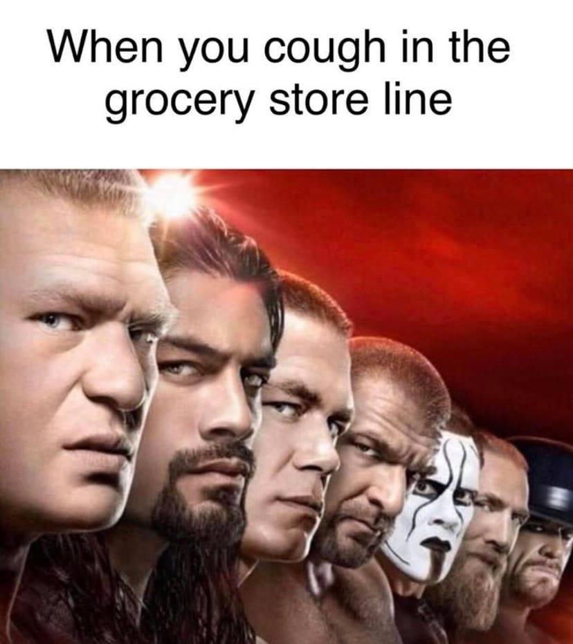 wwe wrestlemania 31 dvd - When you cough in the grocery store line