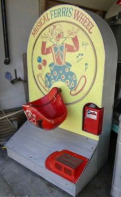 vintage clown ferris wheel kiddie ride - Musical Ferrist Wheel No