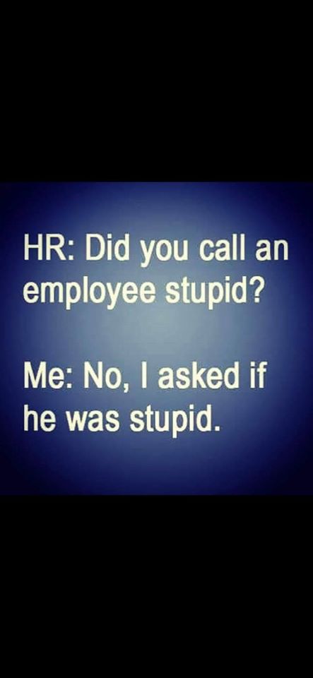 engagement announcement cards - Hr Did you call an employee stupid? Me No, I asked if he was stupid.