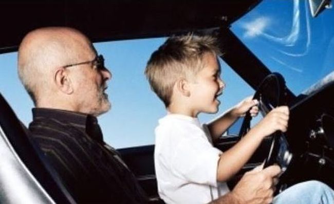 kids in the 80's in car