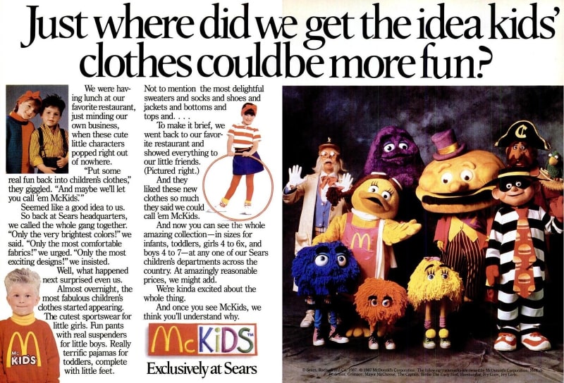 mckids clothing - Just where did we get the idea kids' clothes couldbe more fun? We were hav Not to mention the most delightful ing lunch at our sweaters and socks and shoes and favorite restaurant, jackets and bottoms and just minding our tops and.... ow