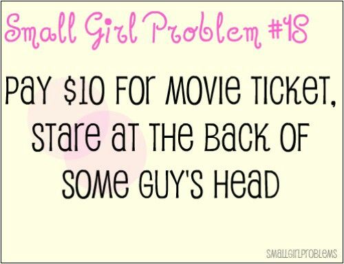 handwriting - Small Girl Problem Pay $10 For Movie Ticket, stare at the BacK Of Some Guy'S Head Smaligiilproblems