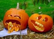 halloween pumpkin carving - vomiting